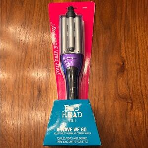 Bed Head Tourmaline Ceramic Waver in Teal & Black